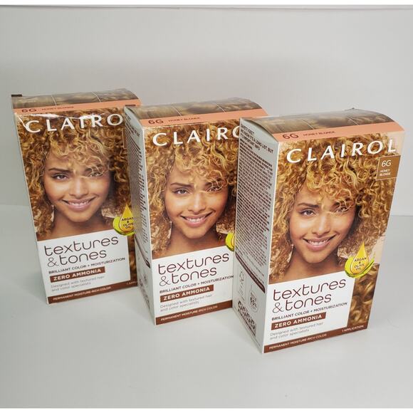 3 Pack Clairol Textures & Tones Permanent Hair Color Dye 6G Fade Resistant - Picture 1 of 8